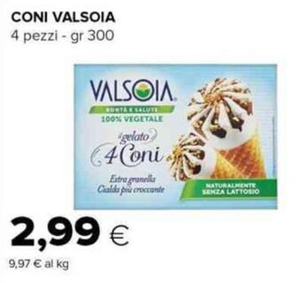 Tigre CONI VALSOIA 4 pezzi - gr 300 offerta
