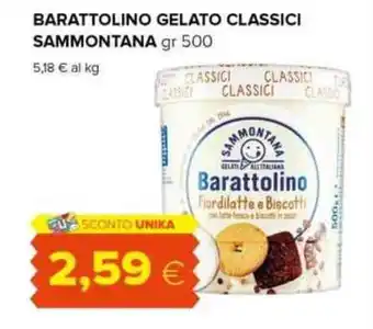 Tigre BARATTOLINO GELATO CLASSICI SAMMONTANA gr 500 offerta
