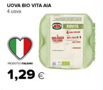 Tigre UOVA BIO VITA AIA 4 uova offerta