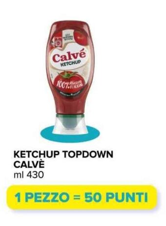 Tigre KETCHUP TOPDOWN CALVÈ ml 430 offerta