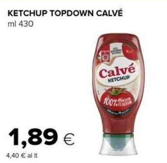 Tigre KETCHUP TOPDOWN CALVÉ ml 430 offerta