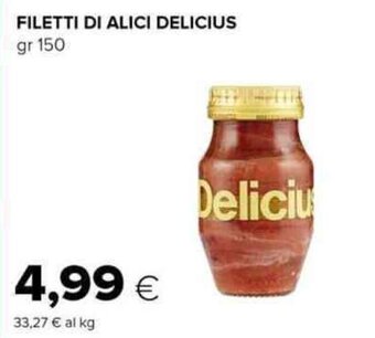 Tigre FILETTI DI ALICI DELICIUS gr 150 offerta