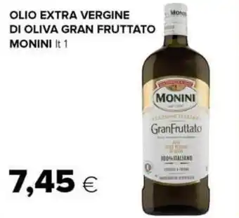 Tigre OLIO EXTRA VERGINE DI OLIVA GRAN FRUTTATO MONINI It 1 offerta