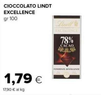 CIOCCOLATO LINDT EXCELLENCE gr 100