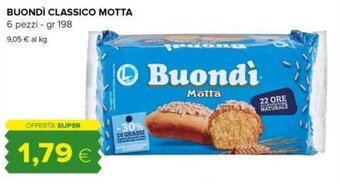 Tigre BUONDÌ CLASSICO MOTTA 6 pezzi - gr 198 offerta