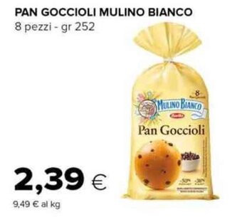 Tigre PAN GOCCIOLI MULINO BIANCO 8 pezzi - gr 252 offerta