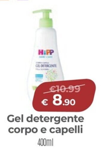 Gel detergente corpo e capelli 400ml
