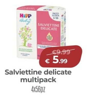 Ideal Bimbo Salviettine delicate multipack 4x56pz offerta
