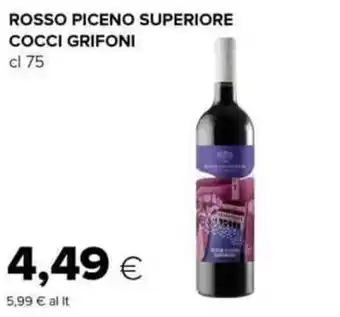 ROSSO PICENO SUPERIORE COCCI GRIFONI cl 75