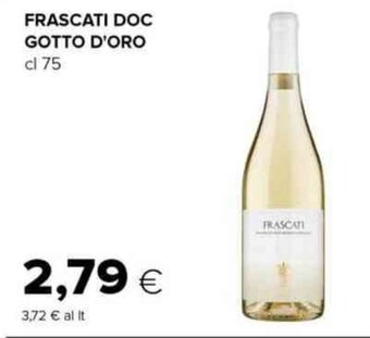 Tigre FRASCATI DOC GOTTO D'ORO cl 75 offerta