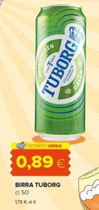 Tigre BIRRA TUBORG cl 50 offerta