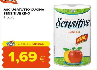 Tigre ASCIUGATUTTO CUCINA SENSITIVE KING 1 rotolo offerta