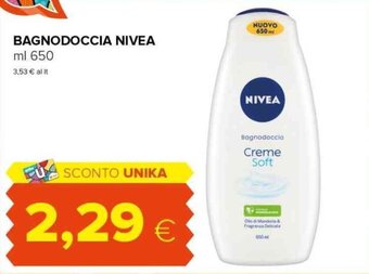 Tigre BAGNODOCCIA NIVEA ml 650 offerta