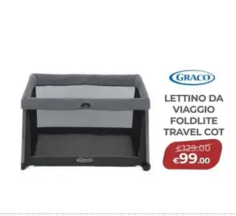Ideal Bimbo GRACO LETTINO DA VIAGGIO FOLDLITE TRAVEL COT offerta