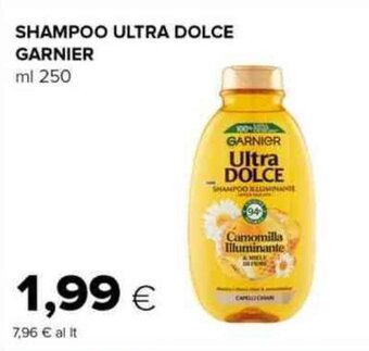 Tigre SHAMPOO ULTRA DOLCE GARNIER ml 250 offerta