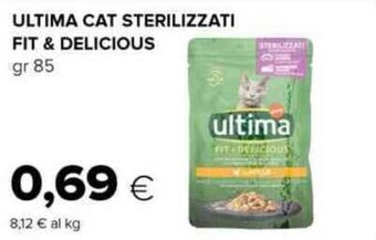 Tigre ULTIMA CAT STERILIZZATI FIT & DELICIOUS gr 85 offerta