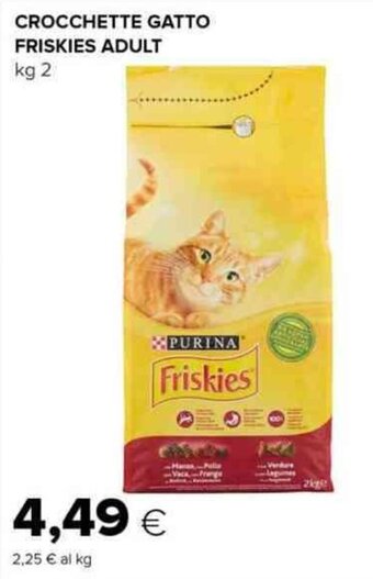 Tigre CROCCHETTE GATTO FRISKIES ADULT kg 2 offerta