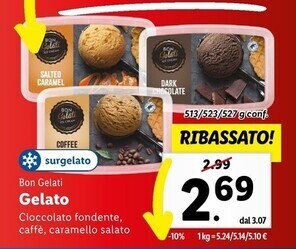 Lidl Bon gelati gelato offerta