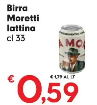 Despar Moretti birra lattina offerta