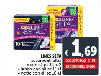 Deco Supermercati LINES SETA assorbenti ultra offerta