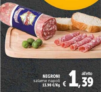 Deco Supermercati NEGRONI salame napoli offerta