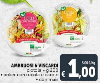 Deco Supermercati AMBRUOSI & VISCARDI ciotola - g 200 offerta