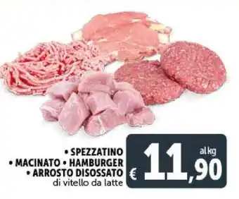 Deco Supermercati • SPEZZATINO • MACINATO. HAMBURGER • ARROSTO DISOSSATO offerta