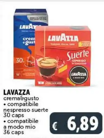 Deco Supermercati LAVAZZA crema&gusto offerta