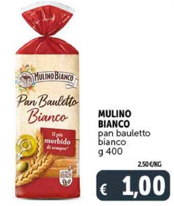 Deco Supermercati MULINO BIANCO Pan Bauletto Bianco g 400 offerta