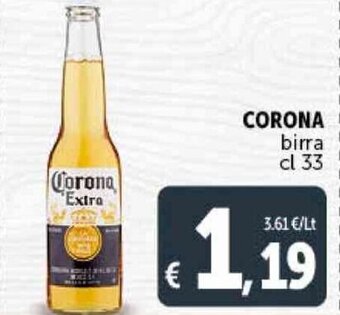 Deco Supermercati CORONA birra cl 33 offerta