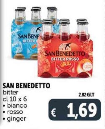 Deco Supermercati SAN BENEDETTO bitter cl 10 x 6 offerta