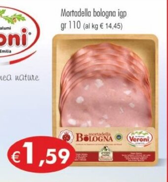 Veroni Mortadella bologna igp gr 110