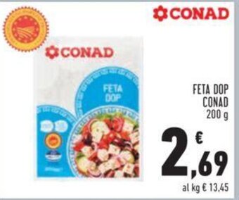 Conad FETA DOP CONAD 200 g offerta