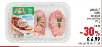 Conad MINI ROLLE FILENI con pollo senza glutine 600 g offerta