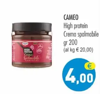 MerSi Supermercati CAMEO High protein Crema spalmabile gr 200 offerta
