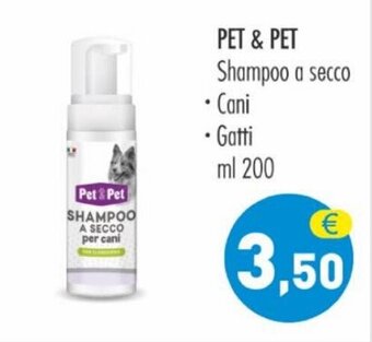 PET & PET Shampoo a secco ml 200