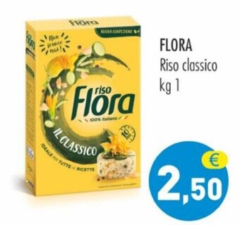 MerSi Supermercati FLORA Riso classico kg 1 offerta