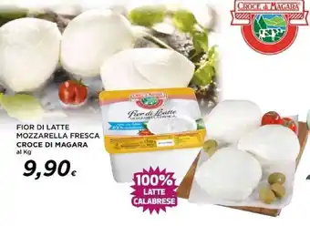 Coop FIOR DI LATTE MOZZARELLA FRESCA CROCE DI MAGARA al Kg offerta