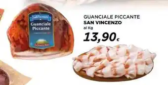 Coop GUANCIALE PICCANTE SAN VINCENZO al Kg offerta