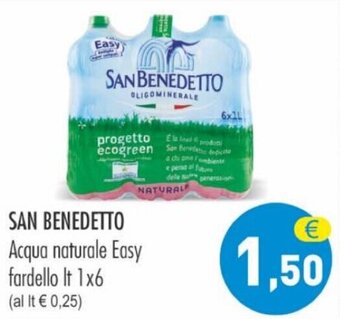 MerSi Supermercati SAN BENEDETTO Acqua naturale Easy fardello It 1x6 offerta