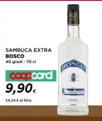 Coop SAMBUCA EXTRA BOSCO 40 gradi - 70 cl coopcard offerta
