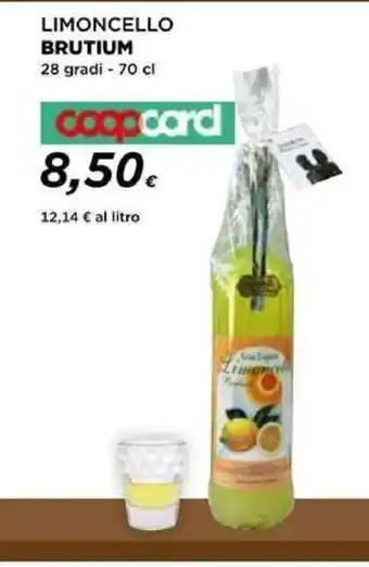 Coop LIMONCELLO BRUTIUM 28 gradi - 70 cl coopcard offerta