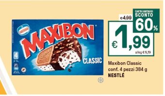 Iper La Grande Maxibon Classic conf. 4 pezzi 384 g NESTLÉ offerta