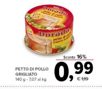 Todis PETTO DI POLLO GRIGLIATO 140 g offerta