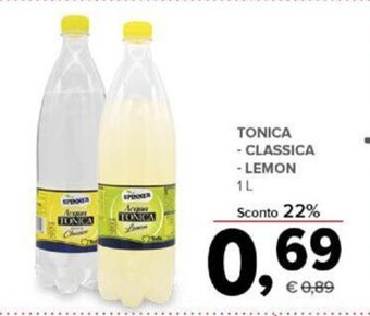 Todis TONICA - CLASSICA - LEMON 1L offerta