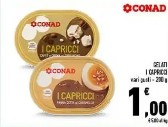 Conad Gelati I Capricci offerta