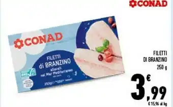 Conad Filetti Di Branzino offerta
