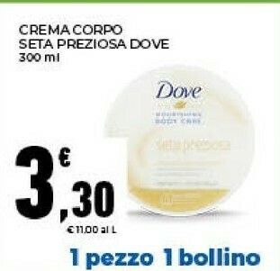 Dove Crema Corpo Seta Preziosa