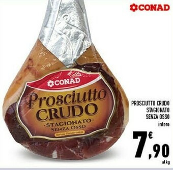 Conad Conad Prosciutto Crudo Stagionato Senza Osso offerta
