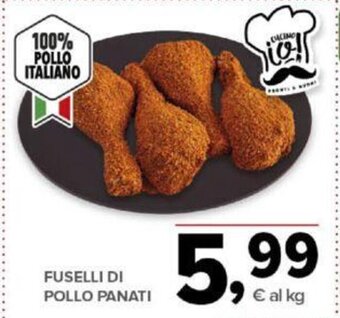 Todis FUSELLI DI POLLO PANATI offerta